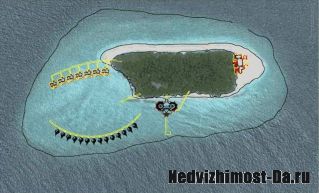  Остров на Мальдивах