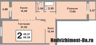 Продается 2-комнатная квартира ЖК "Татьянин парк", Новая Москва, Говорово