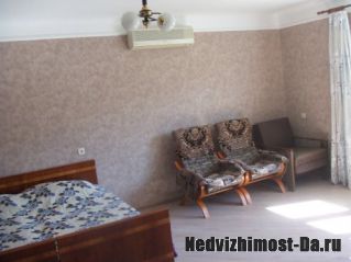 Сдается однокомнатная просторная квартира в Крыму на 2-3 чел. 