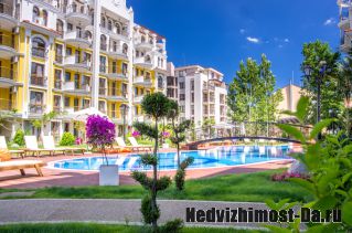 2-х комнатная квартира в элитном жилом комплексе на Солнечном берегу в Болгарии