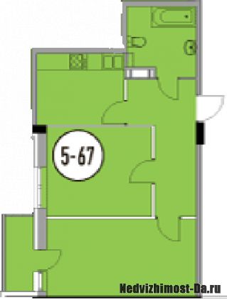 Продается  2-х комнатная  квартира в ЖК Архимед 2
