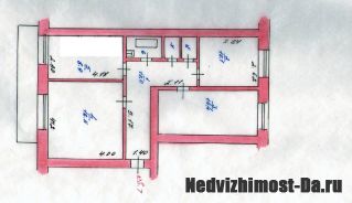 Срочно продается 3-х комнатная квартира. Город Льгов