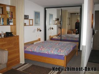 Квартира-студия в доме Baron на курорте в швейцарских Альпах
