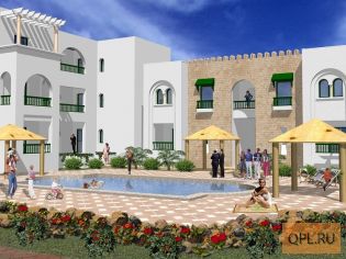 Апартаменты в Тунисе, город Хаммамет, резиденция Zayatine