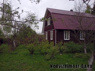 Продам 2-этажную дачу из бруса,97 кв.м. с земельным участком,вблизи д.Пушкино,МО,Можайского р-на