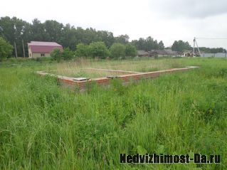 25 соток ИЖС, с готовым фундаментом под дом 6х8