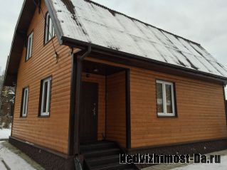 Брусовая дача 120 кв.м, на участке 6 соток с баней.