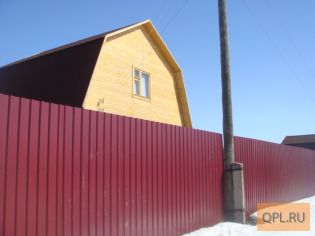 Новая  деревянная  дача с участком 11 соток 120 км по Ярославскому шоссе около озера