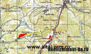 34 ГА в заповеднике, на  горной  речке, на Алтае