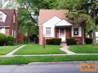 Кирпичный дом  в хорошем районе Детройта-США-49500$