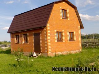 Продается новый дом в деревне без внутренней отделки